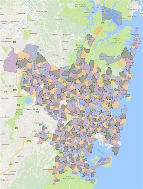 NSW/Sydney Public School Catchment Map – Australian Public School ...