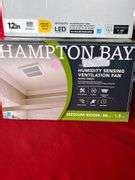 (2pcs) HAMPTON BAY Humidity Sensing Ventilation Fan-White Finish and ...