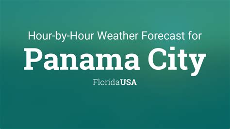 Hourly forecast for Panama City, Florida, USA