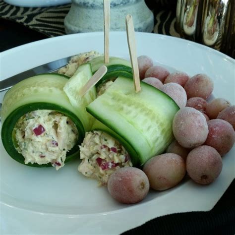 Cucumber Wraps with Tuna & Fresh Herbs | Clean Food Crush