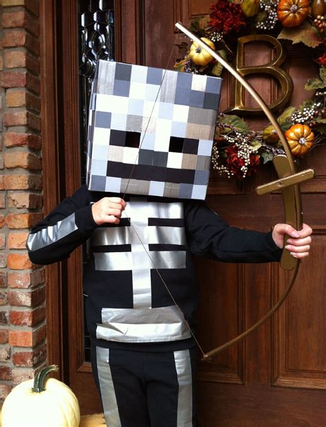 halloween costumes 2018. Homemade Minecraft Skeleton costume … | Homemade halloween costumes ...