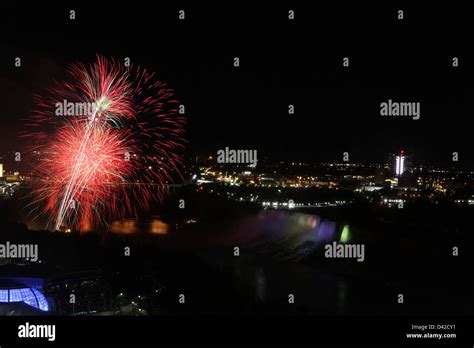 fireworks Niagara Falls Stock Photo - Alamy