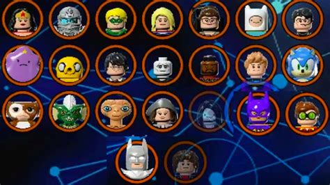 LEGO Dimensions - All Characters (Wave 1 - 7.5 - All Spotlights) - YouTube