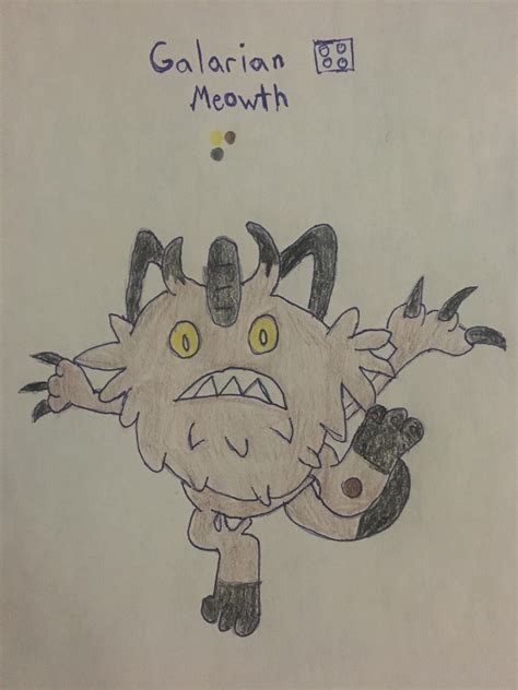 #52 Meowth (Galarian Form) by Rainbowderp01 on DeviantArt