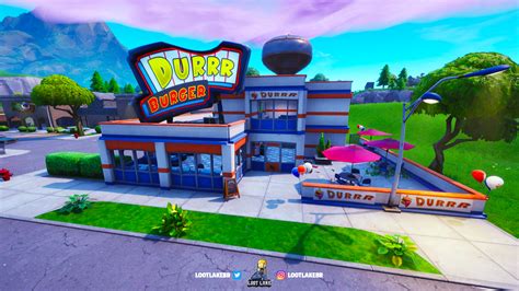 Durr Burger Fortnite Map : Durr Burger Restaurant and Food Truck locations - Fortnite ... / Defi ...