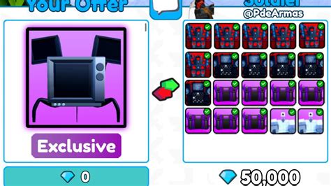 Trading #1 SPIDER TV for INSANE OFFERS... in Toilet Tower Defense ...