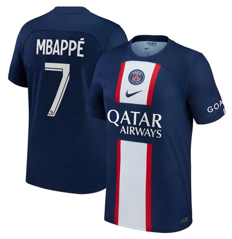 Kylian Mbappé PSG 22/23 Home Jersey by Nike - SoccerArmor