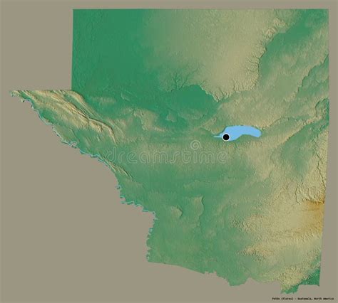 Peten Department Republic of Guatemala, Departments of Guatemala Map ...