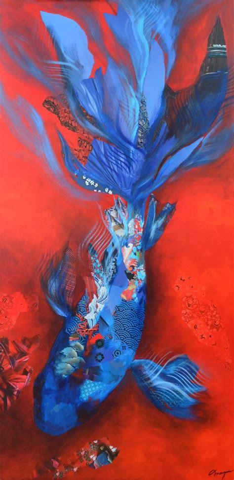 Pin by Lois Heycox on Art work | Koi art, Koi painting, Fish painting