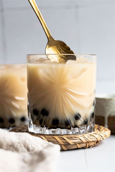 Earl Grey Milk Bubble Tea - Hot or Cold - My Vegan Minimalist