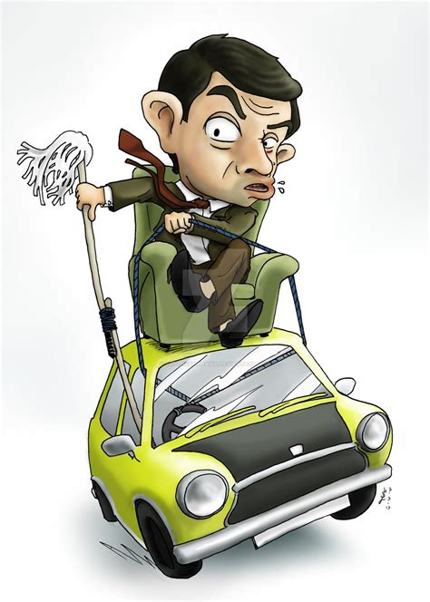 28+ Collection of Mr Bean Cartoon Drawing Car | High quality, free ...