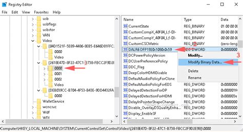 Modify binary data