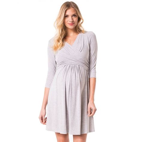 Maternity Pip & Vine by Rosie Pope Faux-Wrap Nursing Dress | Kohls in 2021 | Nursing dress ...