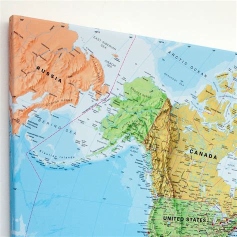 World Canvas Map Print By Maps International