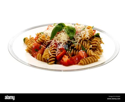 Wholemeal Pasta Meal Stock Photo - Alamy