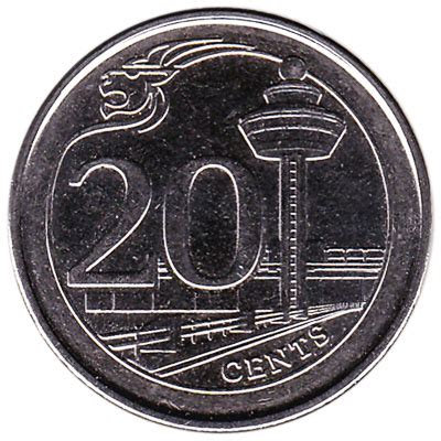 20 Cents coin Singapore (Third series) - Exchange yours for cash today