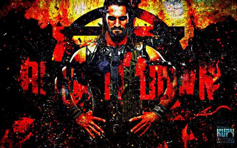 Seth Rollins 'BURN IT DOWN' Custom Wallpaper by AmbriegnsAsylum16 on ...