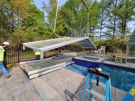 Retractable Pool Enclosure in Liberty, New York by Roll-A-CoverAmerica's Leading Custom ...