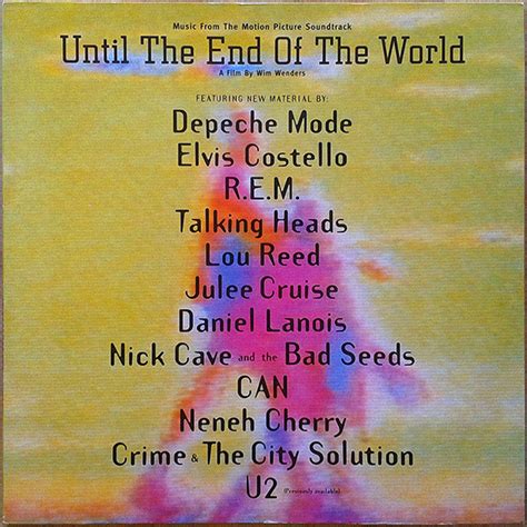 Until The End Of The World (Music From The Motion Picture Soundtrack) – Vinyl (LP, Album, Stereo ...