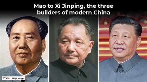 Mao to Xi Jinping, the three builders of modern China - Times of India