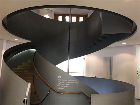 Amazing spiral stair at the London Planetarium. I salute the designer and builder! | Spiral ...