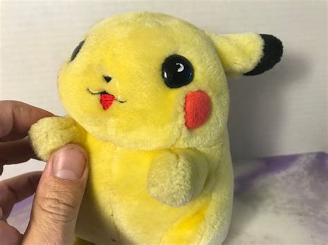 Vintage Pokemon 1998 Fat Pikachu Plush Stuffed Animal Figure | Etsy