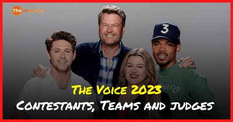 The Voice 2023 (Season 23) Contestants, Teams, judges, and latest ...