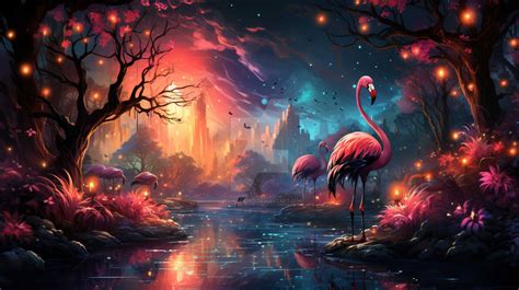 flamingo sunset wallpaper by BelindaBindi on DeviantArt