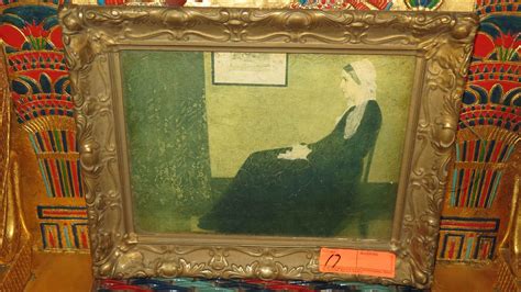 Reproduction Painting of Whistler's "Portrait of the Artist's Mother ...