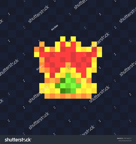 Pixel Art Gold Crown Vector Pixel Stock Vector (Royalty Free) 1787185217 | Shutterstock