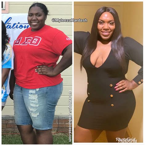 Myleeza lost 70 pounds | Black Weight Loss Success