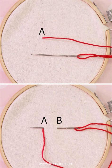 How to do a Bullion Knot Embroidery Stitch | TREASURIE