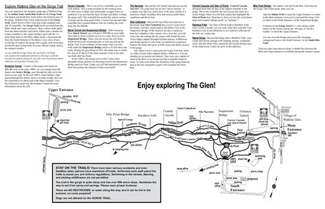 Watkins Glen Trail Map | Watkins glen, Trail maps, Roadtrippers