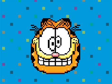 Garfield Pixel Stickers by Bare Tree Media on Dribbble