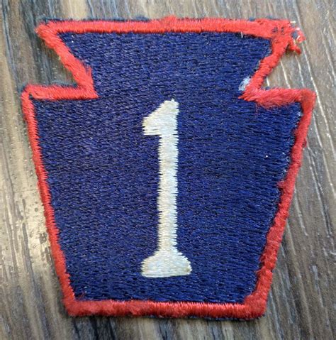 WWII U.S. ARMY 1ST REGIMENT PENNSYLVANIA RESERVE DEFENSE CORPS SHOULDER ...