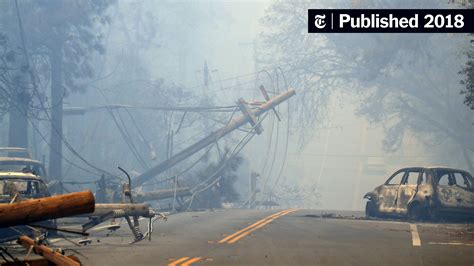 Wildfire Becomes Deadliest in California History - The New York Times