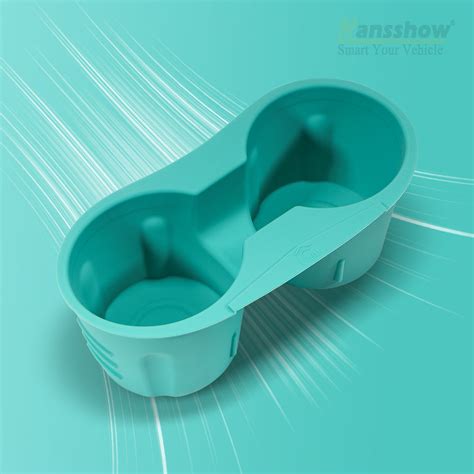 Tesla Model 3/Y Silicone Center Console Cup Holder | Hansshow