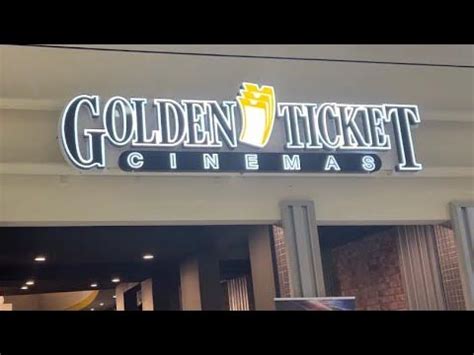 Golden Ticket Cinema Shawnee Oklahoma!! #nationalcinemaday #new - YouTube