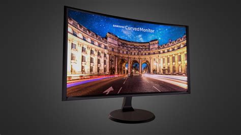 24" Samsung Monitor Curved Display - - Download Free 3D model by Mateus Calmon (@calmon ...