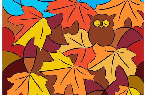 Nicole's Free Coloring Pages: AUTUMN * COLOR BY NUMBERS