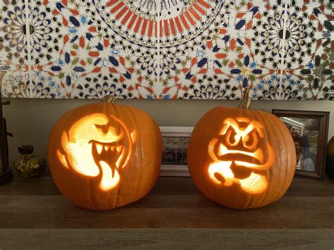 Super Mario pumpkins | Pumpking carving, Pumpkin carving, Pumpkin