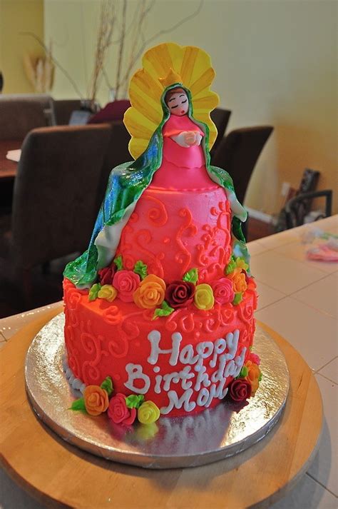 Birthday Cake for the Nativity of the Blessed Virgin Mary | Mary cake, Cake, Themed birthday cakes