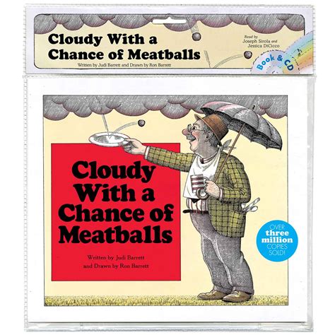 Cloudy with a Chance of Meatballs Book with CD | Becker's