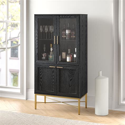 Willa Arlo Interiors Wattson 31.5'' Bar Cabinet & Reviews | Wayfair