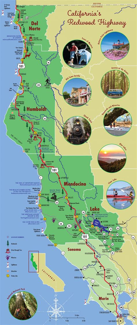 N California Coast Map – Topographic Map of Usa with States