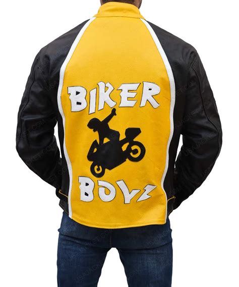 Biker Boyz Yellow Motorcycle Slim fit Leather Jacket