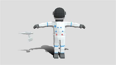 Low Poly Cartoon Astronaut - Buy Royalty Free 3D model by chroma3d (@vendol21) [072d534 ...