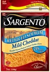 Please, DON'T pass the salt!: Sargento Low Sodium Cheese