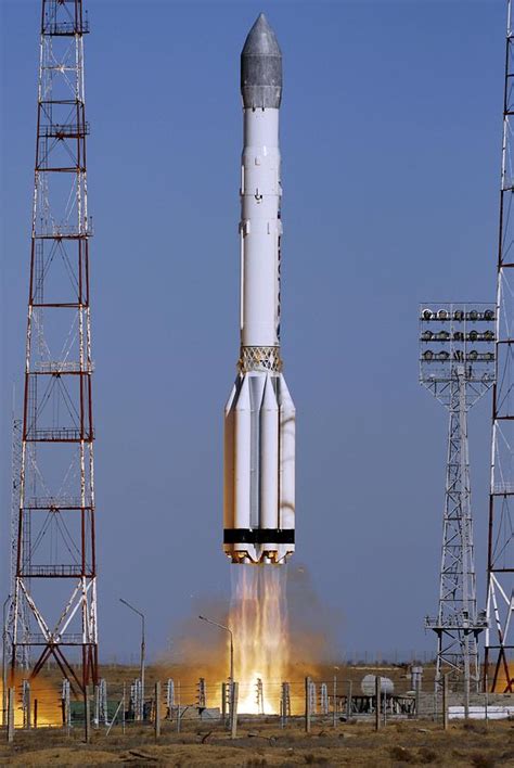 Launch Of Proton-k Rocket Photograph by Ria Novosti