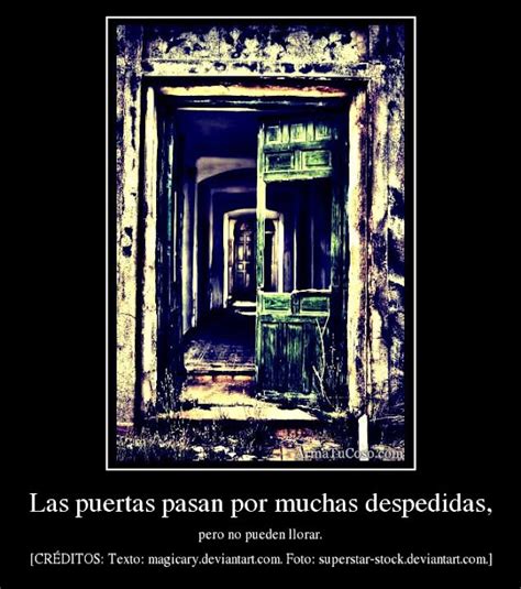 Las puertas pasan por muchas despedidas | Portalezka